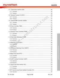 NUC975DK61Y Datasheet Page 3