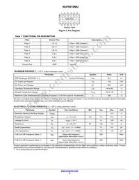 NUF6010MUT2G Datasheet Page 2