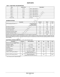 NUF6105FCT1G Datasheet Page 2