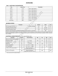 NUF8010MUT2G Datasheet Page 2