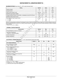 NUP2301MW6T1 Datasheet Page 2
