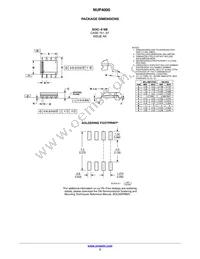 NUP4000DR2G Datasheet Page 3
