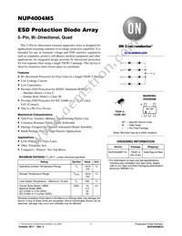 NUP4004M5T1G Datasheet Cover