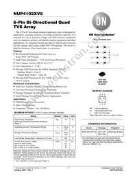 NUP4102XV6T1G Datasheet Cover