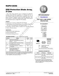 NUP5120X6T2G Datasheet Cover