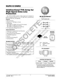 NUP6101DMR2 Datasheet Cover