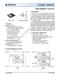 NV6117 Datasheet Cover