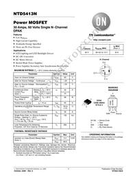 NVD5413NT4G Datasheet Cover