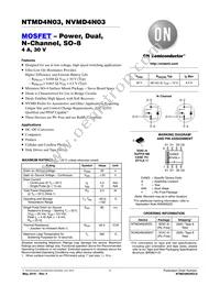 NVMD4N03R2G Datasheet Cover