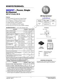 NVMYS7D3N04CLTWG Datasheet Cover