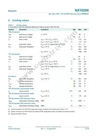 NX1029X Datasheet Page 3
