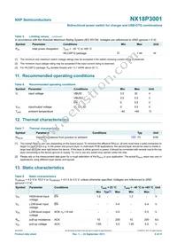 NX18P3001UKZ Datasheet Page 6