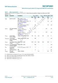 NX18P3001UKZ Datasheet Page 7