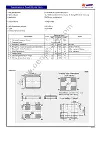 NX2016SA-24.9231M-CHP-CZS-9 Datasheet Cover
