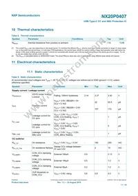 NX20P0407UKAZ Datasheet Page 11