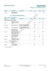 NX20P0407UKAZ Datasheet Page 13