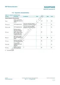 NX20P0408UKZ Datasheet Page 11