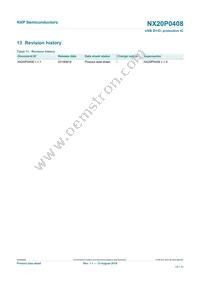 NX20P0408UKZ Datasheet Page 13