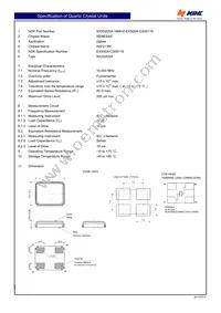 NX2520SA-16MHZ-EXS00A-CS05116 Datasheet Cover