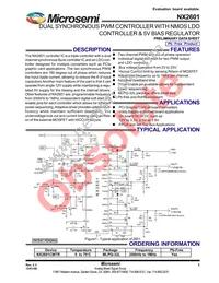 NX2601CMTR Datasheet Cover