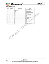 NX2837CUPTR Datasheet Page 7
