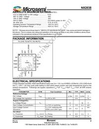 NX2838CMTR Datasheet Page 2