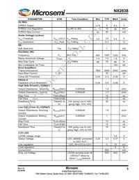 NX2838CMTR Datasheet Page 3