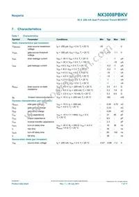 NX3008PBKV Datasheet Page 7