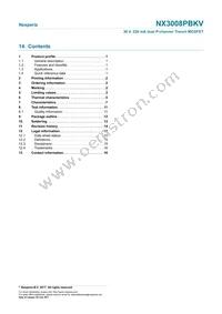 NX3008PBKV Datasheet Page 17