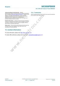 NX3008PBKW Datasheet Page 15