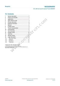 NX3020NAKVYL Datasheet Page 14