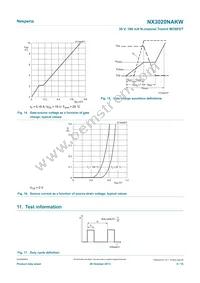 NX3020NAKW Datasheet Page 9