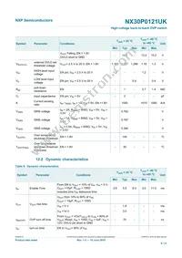 NX30P0121UKZ Datasheet Page 9