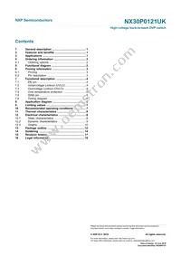 NX30P0121UKZ Datasheet Page 21