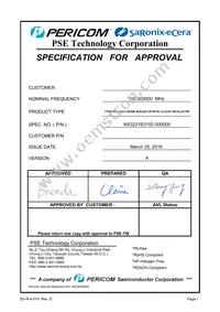 NX3221E0150.000000 Datasheet Cover