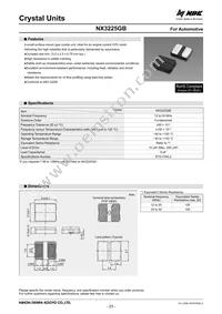 NX3225GB-20MHZ-STD-CRA-2 Datasheet Cover