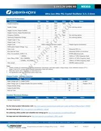 NX3232E0156.250000 Datasheet Page 2