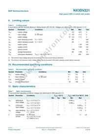 NX3DV221GM Datasheet Page 4