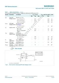NX3DV221GM Datasheet Page 5
