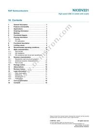 NX3DV221GM Datasheet Page 19