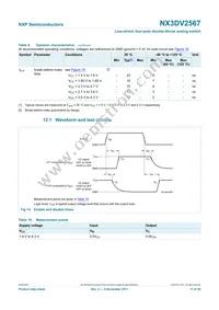 NX3DV2567GU Datasheet Page 11