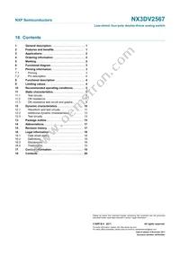 NX3DV2567GU Datasheet Page 20