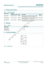 NX3DV42GU10X Datasheet Page 2