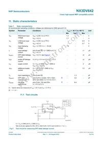 NX3DV642GU Datasheet Page 5