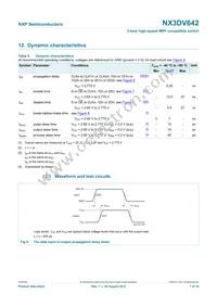 NX3DV642GU Datasheet Page 7