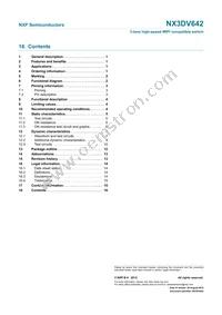 NX3DV642GU Datasheet Page 16