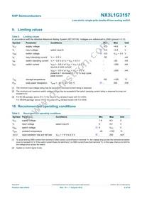 NX3L1G3157GW Datasheet Page 4