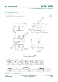 NX3L1G3157GW Datasheet Page 17