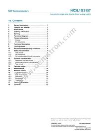 NX3L1G3157GW Datasheet Page 22