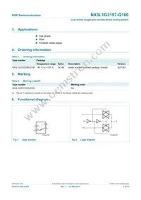 NX3L1G3157GW-Q100H Datasheet Page 2